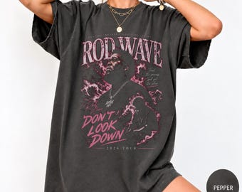 Rod Wave Dont Look Down Tour Comfort Colors® Shirt, Concert Merch Tee, Music Fan Gift