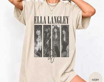 Camiseta de Ella Langley, camiseta gráfica vintage The Dandelion 2026, camiseta retro de música country, camiseta extragrande para fans de conciertos, regalo para fans.