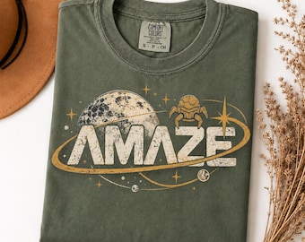 T-shirt Comfort Colors® Amaze, T-shirt Project Hail Mary Rocky, T-shirt graphique rétro science-fiction, T-shirt pour les amoureux de l'espace, T-shirt vintage en coton