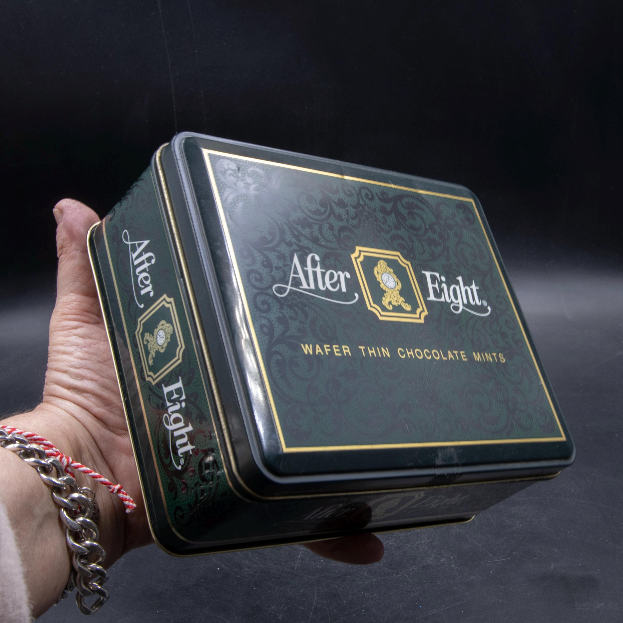 After Eight Thin Chocolate Mints Tin Box in the Iconic Dark Green Color ...