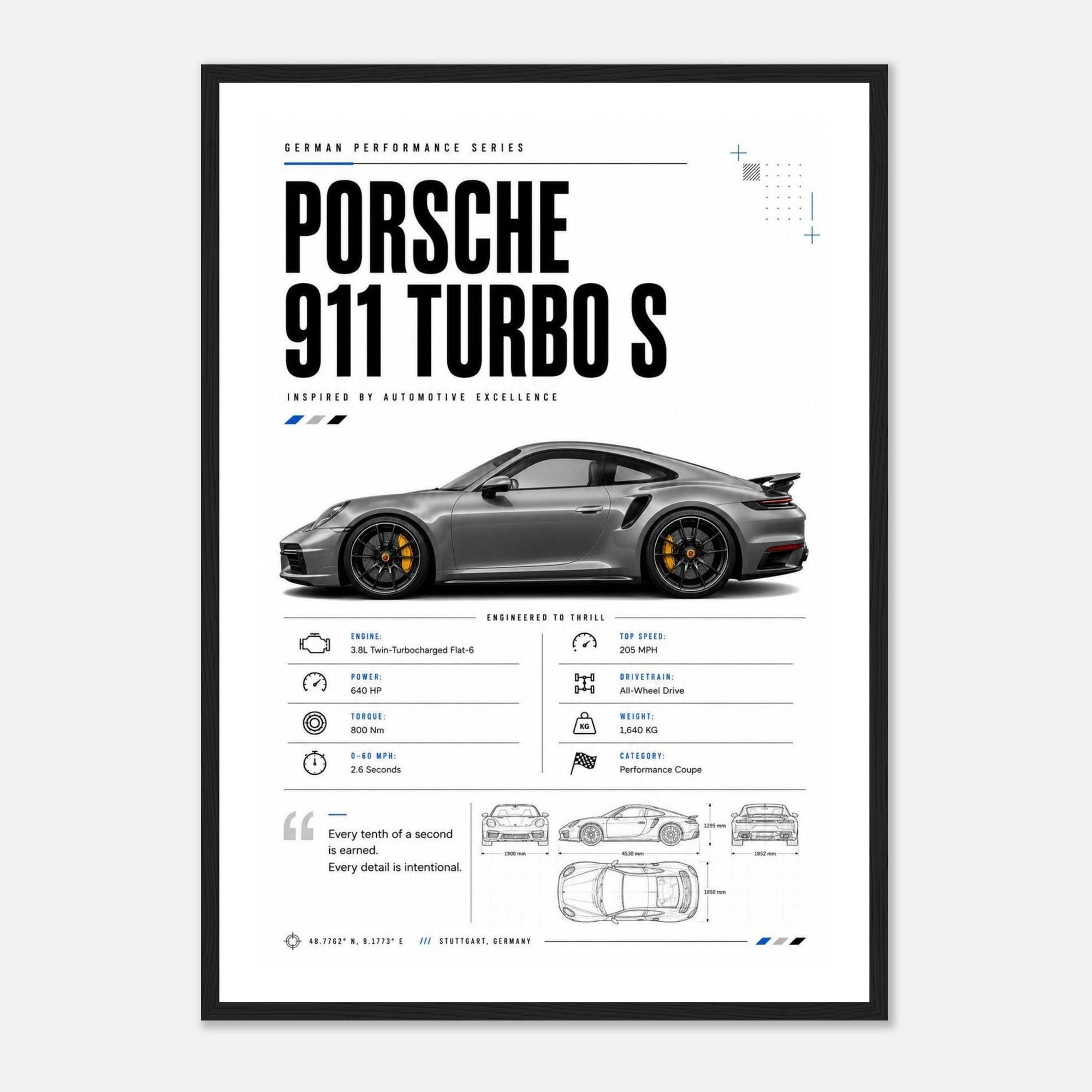 Porsche 911 blueprint - Etsy 日本