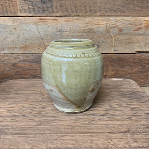 Handmade pottery stoneware vase