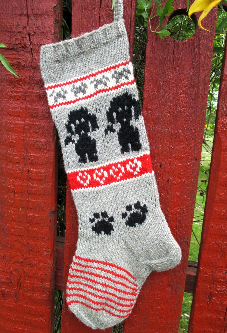 Pet Christmas Stockings for Dogs Cats Personalized Hand Knit Etsy