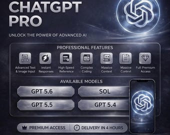 ChatGPT: Funcionalidades completas desbloqueadas, pago único + 1 dispositivo + acceso ilimitado.