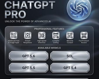 ChatGPT — Full Capabilities Unlocked, One-Time Payment + 6 Months Access