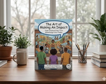 Stripboek The Art of Making An Impact, graphic novel Civic Engagement, verhaal over empowerment van de gemeenschap, educatief activismekunst