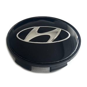 Enjoliveurs de centre de roue Hyundai 70 mm/64 mm, logo chromé 2,76 pouces