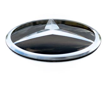 4 Stück 50 mm 56 mm 60 mm 65 mm 70 mm 75 mm Metallembleme Aufkleber für Mercedes Radnabenkappen Chromlogo