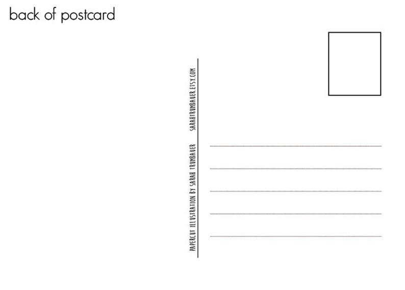 Postcard Set 5 Unique Art Postcards Prints of Original Etsy