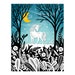 8x10 Print Unicorn Original Papercut Illustration Fine - Etsy