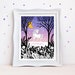 Personalized Print 8x10 Unicorn Original Papercut Illustration ...