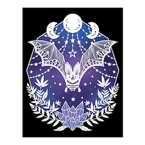 8x10 Print - Bat - Original Papercut Illustration