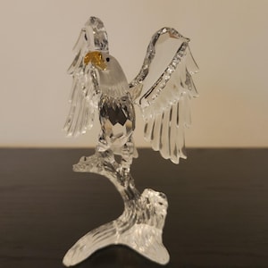 Swarovski Crystal Figurines Eagle - Etsy