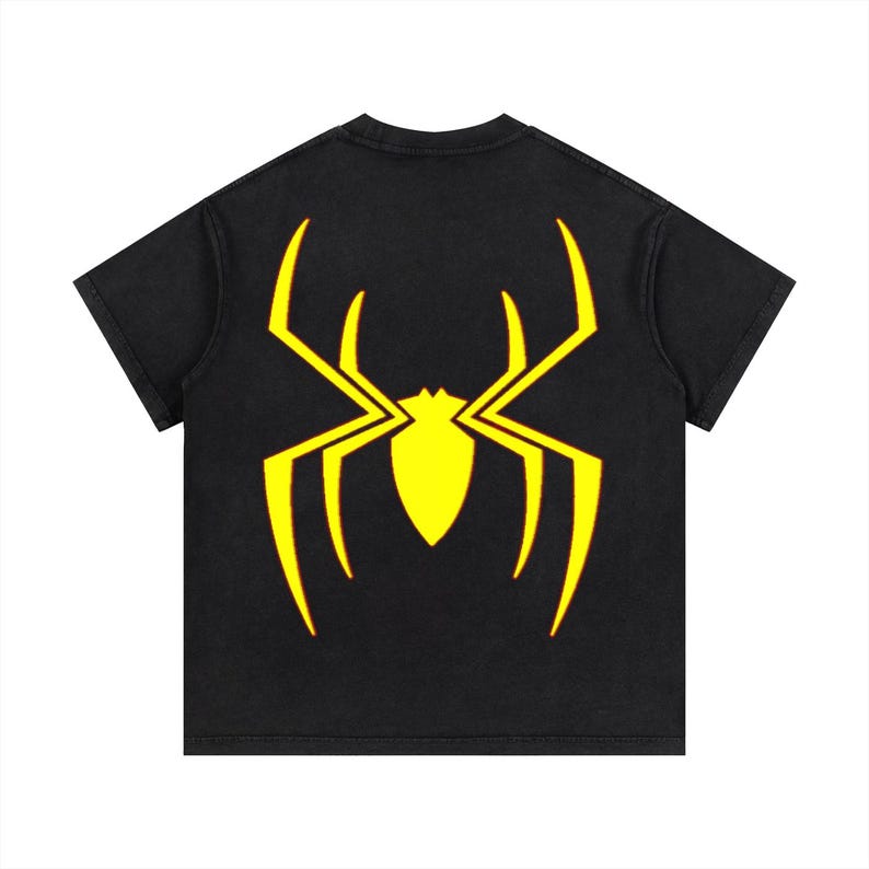 Spider-Man Comic Graphic T-shirt – 100% katoen, korte mouw, casual streetwear afbeelding 2