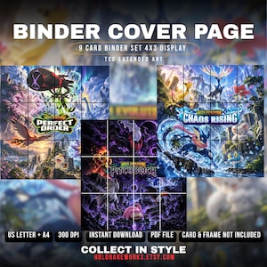 Deckblatt für Mega Evolution TCG-Sammelmappe | 12-Taschen-Display (Digitaler Download)