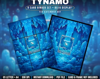 Illustration pour classeur Tynamo TCG | Illustration étendue à imprimer (Téléchargement numérique)