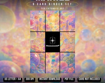 Marill TCG Extended Art Binder Display | Fantasy Bubble Illustration | Ascended Heroes (Digital Download)