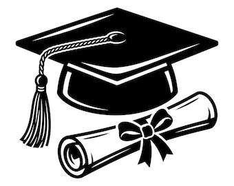 2026 Graduation Hat Svg, Diploma Hat Svg, Senior Svg, Graduation Hat Vector, Cut Files for Silhouette, Instant Download, Commercial Use