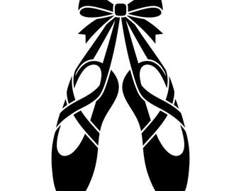 Ballet Shoes Svg, Ballet Shoes Clipart, Ballet Shoes Vector File, Vector Cut File for Cricut, Instant Download, Commercial Use