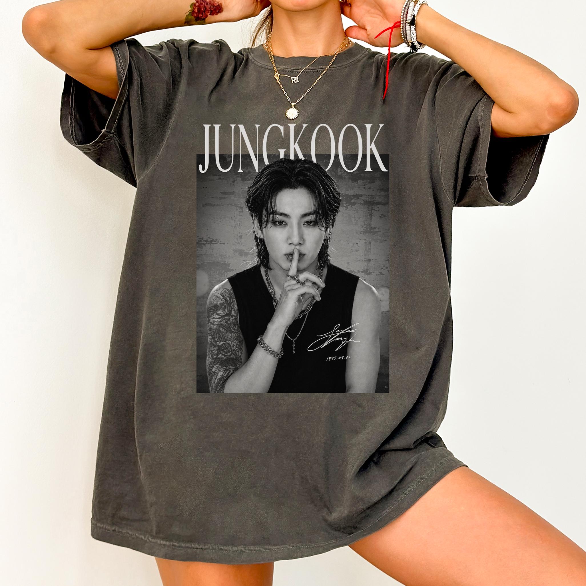 Jungkook Black Shirt - Etsy