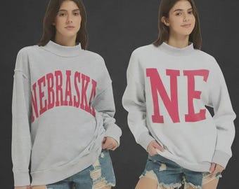 Reversible Game Day Mockneck Sweatshirt | Custom College Team Spirit