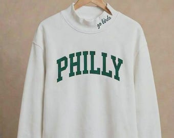 Philly Slit Neck Sweatshirt | Vintage Fit, Organic Cotton Fleece