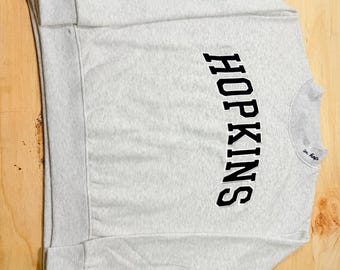 Johns Hopkins Blue Jays Embroidered Mockneck Sweatshirt, Go Hop Varsity Alumni Pullover