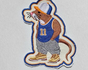 So NY rat embroidered patch. The real unofficial mascot of NYC.