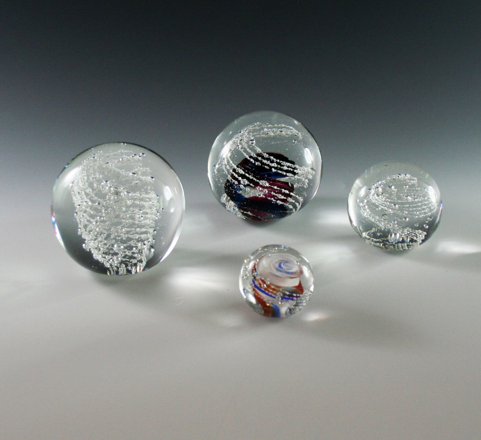 Memorial Glass Sphere Paperweight Cremation Ashes Pet Etsy