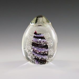 Memorial Glass Egg Paperweight, Cremation Ashes, Pet, Contact Us at www.kevinfultonglass.com For Other image 6