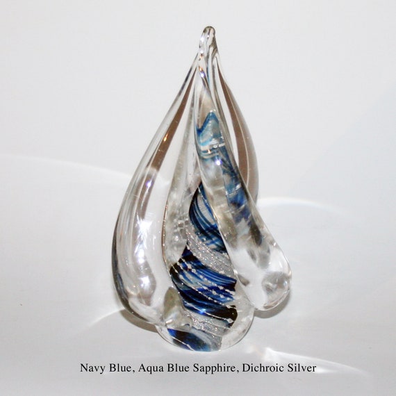 Spiral www.kevinfultonglass.com Paperweight, Ashes, at Pet, Schweiz Memorial For Cremation - Us Etsy Flame Other Glass Contact Bereavement,