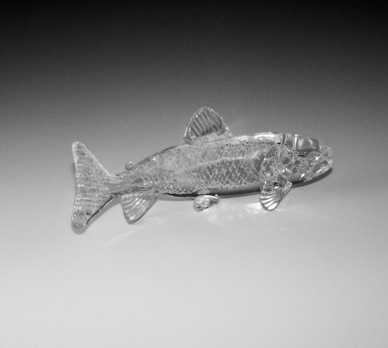 Pet Contact Us at www.kevinfultonglass.com For Other Memorial Glass TroutSalmon Sculpture Cremation Ashes