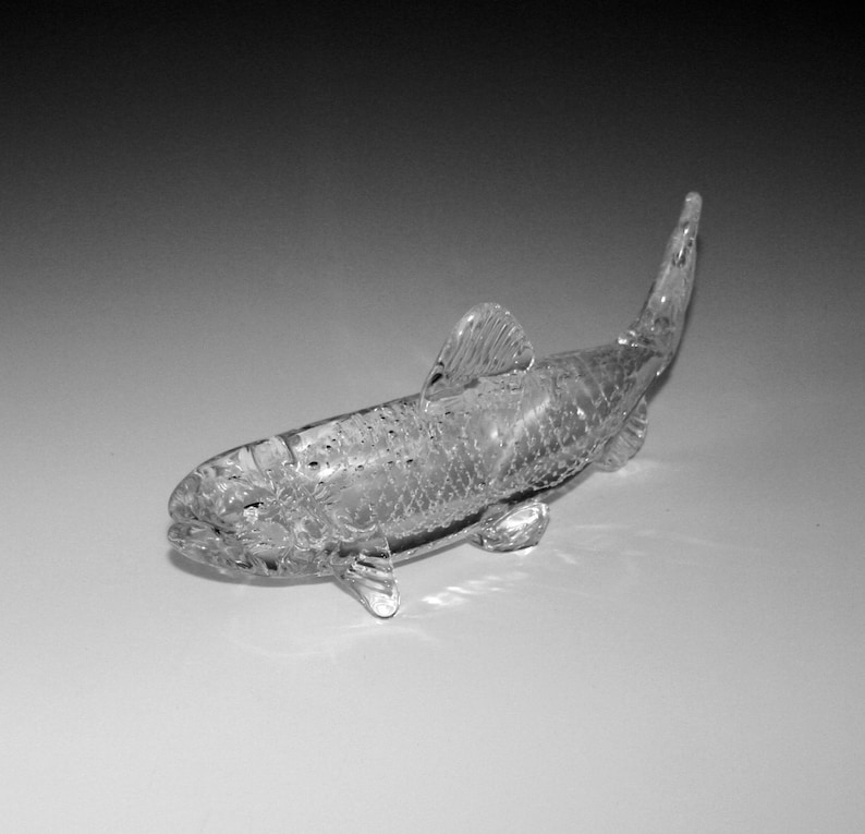 Pet Contact Us at www.kevinfultonglass.com For Other Memorial Glass TroutSalmon Sculpture Cremation Ashes
