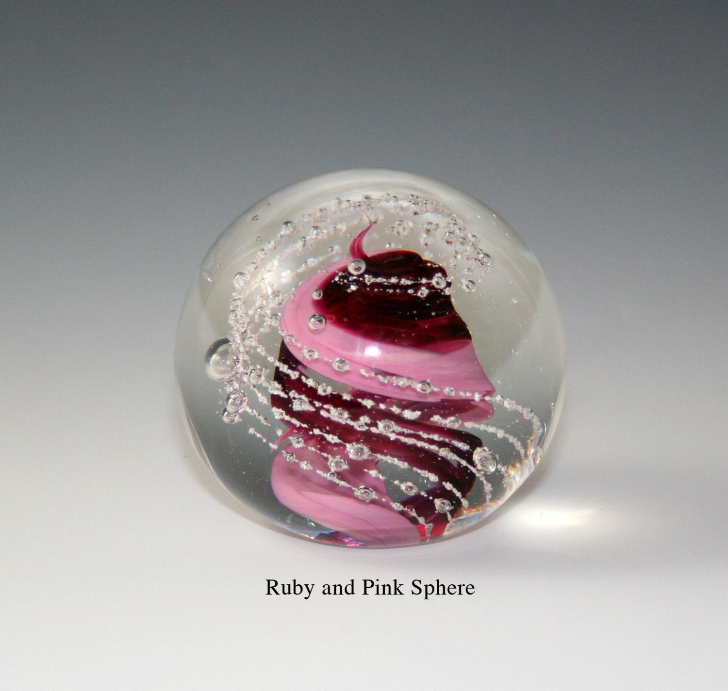 Memorial Glass Sphere Paperweight Cremation Ashes Pet Etsy