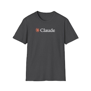 Camiseta inspirada en Claude Anthropic - 2 caras