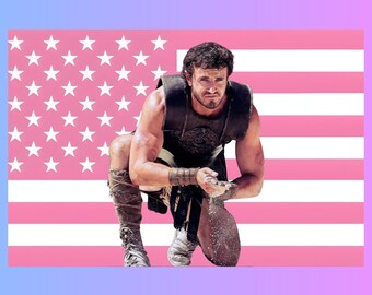 Paul Mescal Pink Flag Tapestry | Hollywood Actor Fan Decor | Movie Wall Art | Aesthetic Dorm Room Decor