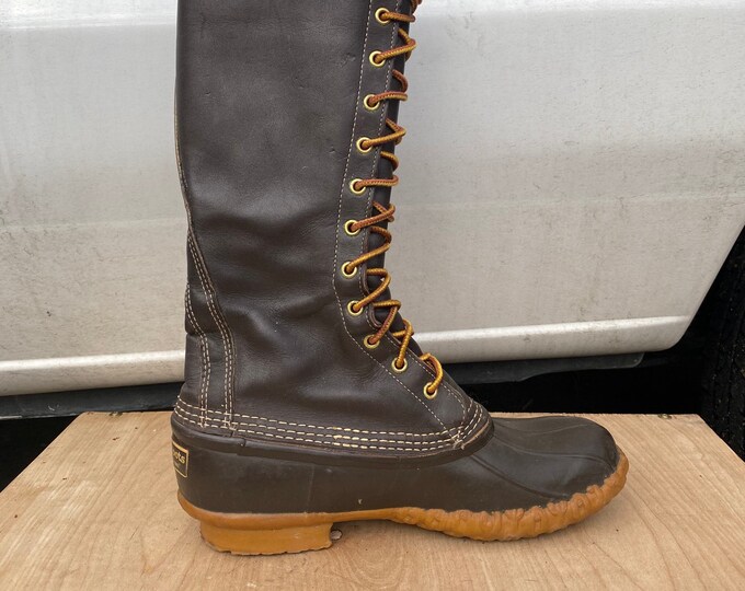 mens leather duck boots