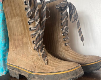 rubber boots with steel shank