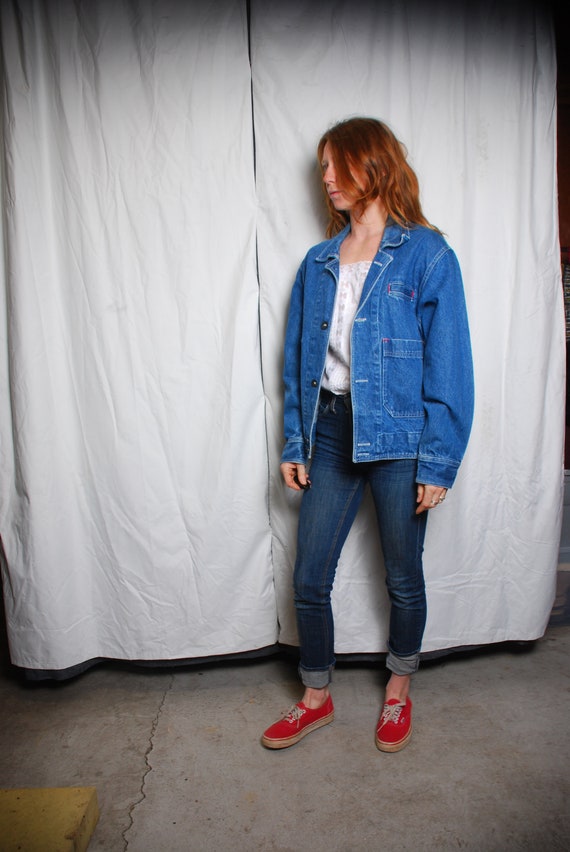 Vintage medium Gap Clothing Co USA blue jean cotto