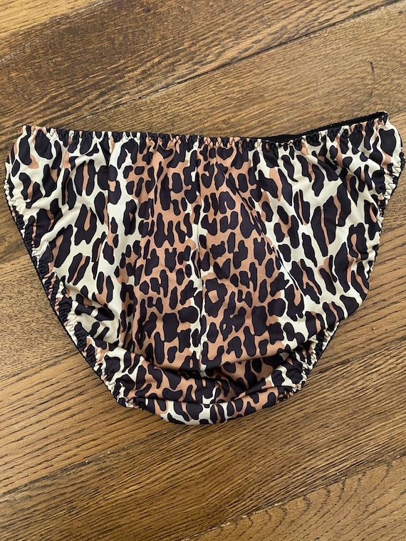 Vintage small chetah leopard panties bikini high … - image 2