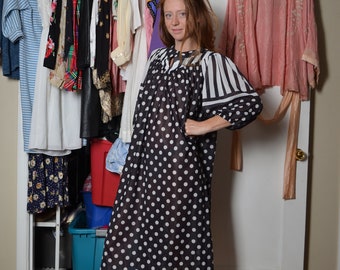 a moo moo nightgown