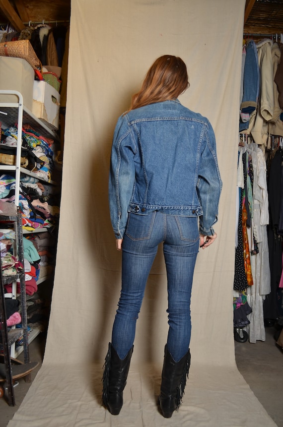 【IONSEOUL】Briggs Denim Western Walker 5FM0033 Vinage Medium 20 Levis Denim Jacket Irregular Medium Wash