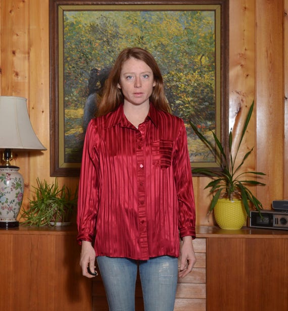 burgundy dress shirt with jeans Wrangler George Strait Burgundy Shirt main image 1