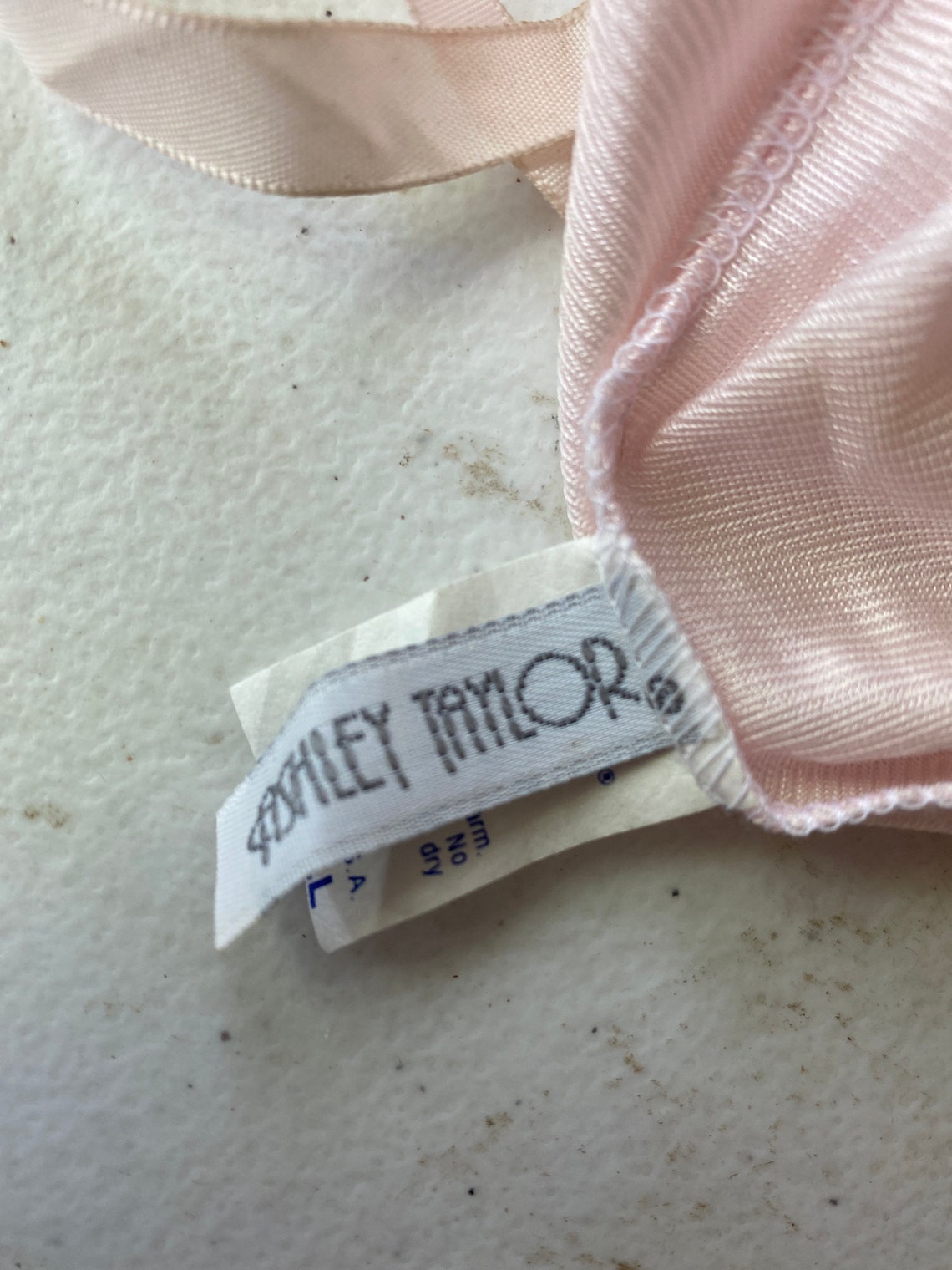 80s Small Ashley Taylor Light Pink Lace Camisole Lingerie Bow - Etsy
