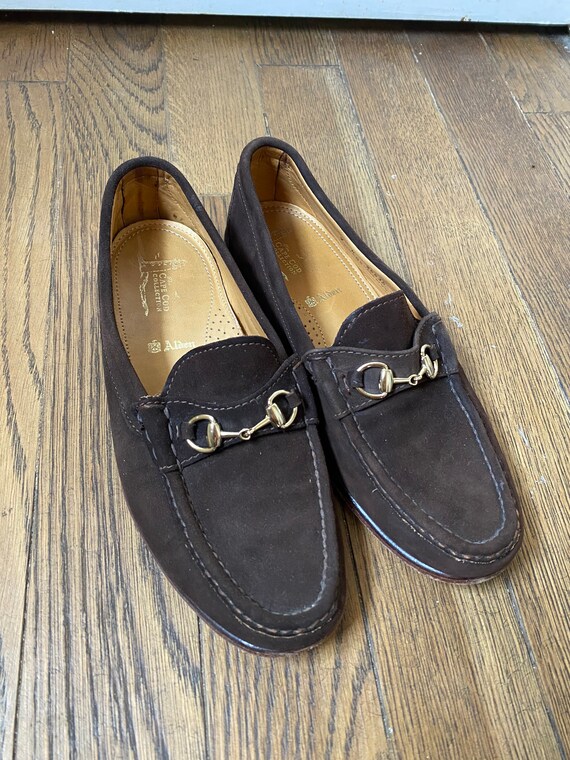 ALDEN Cape Cod Collection Black Leather w/ Silver Horse Bit Loafer Shoe