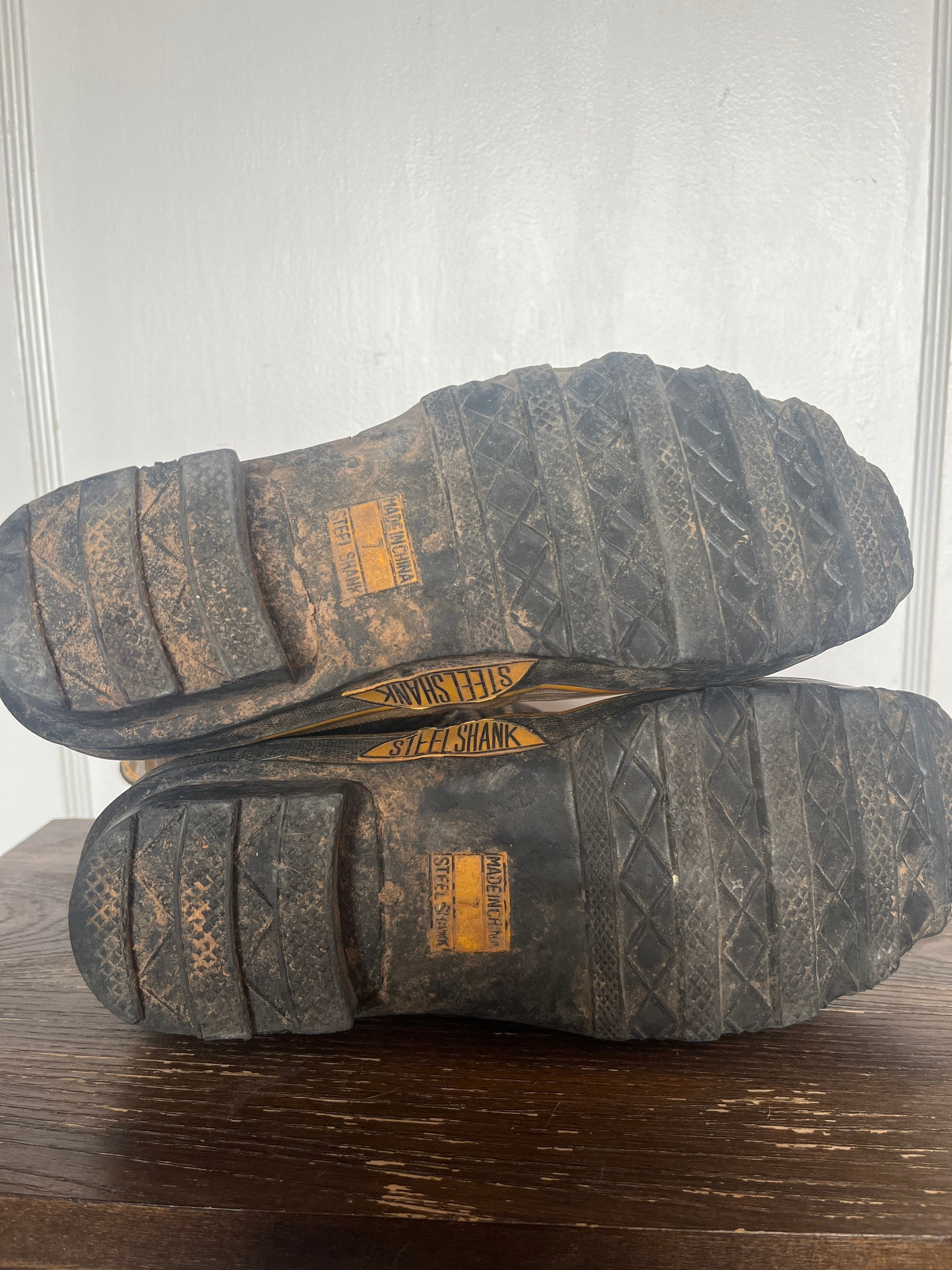 Vintage Wearmaster Boots Mens Size 9 Brown Insulated Steel Shank Rubber USA‎ 80s Vintage Sears SUPER WEARMASTER MENS RUBBER INSULATION RAIN  main image 4