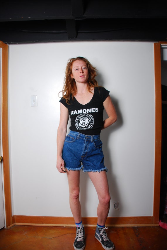 90s Medium John Galt Cutoff Denim Blue 