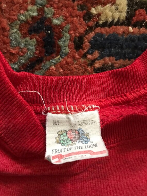 80s Distressed Medium Sweatshirt Cutoff Best Never Rest