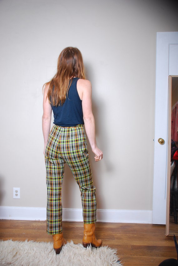 Plaid store pants vintage