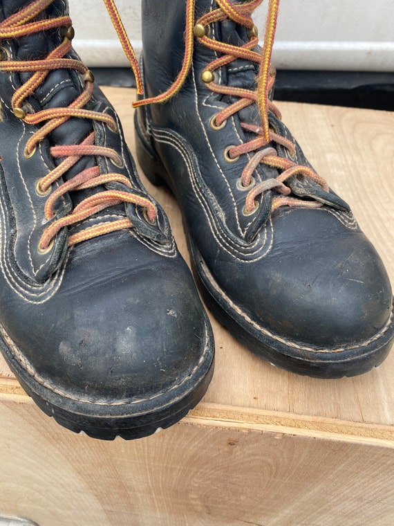 Danner Mens Size 9.5 Lace up Leather Work Boots 11500 Combat - Etsy 大量注文受付 BLK WOODSMAN Danner ブーツ